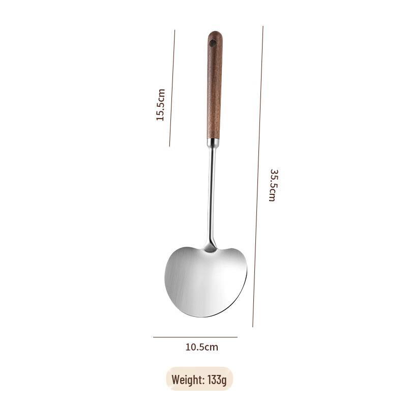ZISIZ Набор больших лопаток-вок из нержавеющей стали 304