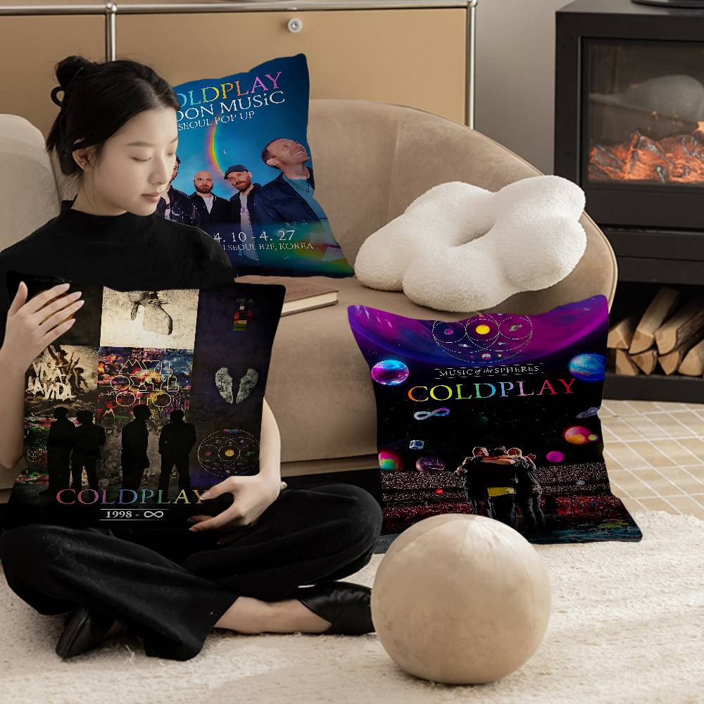 Подушка с изображением Coldplay (Band C) Чехлы для подушек Декор в деревенском стиле Домашние декоративные чехлы для подушек на диван