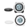 Super Loud Vibration Digital Alarm Household Round Clock with Vibrator, Table Multi-Functional Dual Alarm Clock for Heavy Sleep
