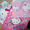 [Б/У] Набор из 3 полотенец Hello Kitty