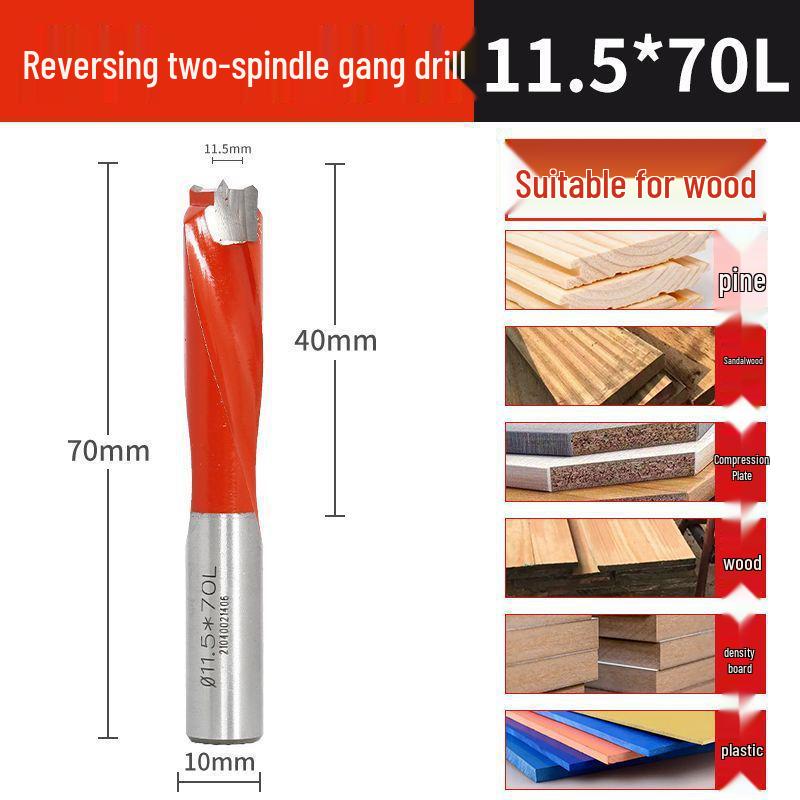 12 мм Фрезерная фреза для сверления боковых отверстий по дереву, пробойник для отверстий