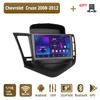 Android Car Radio For Chevrolet Cruze 2008-2012 Мультимедийный проигрыватель Головное устройство Стерео GPS Навигация BT WIFI 1+16 ГБ