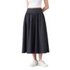 Back Shirring Taffeta Skirt [Chacott]