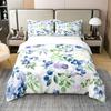 Blueberries Duvet Cover Sets Queen King Lightweight Quilt Covers Bedroom Decor Farmhouse Summer Fruits Bedspread Covers No Quilt