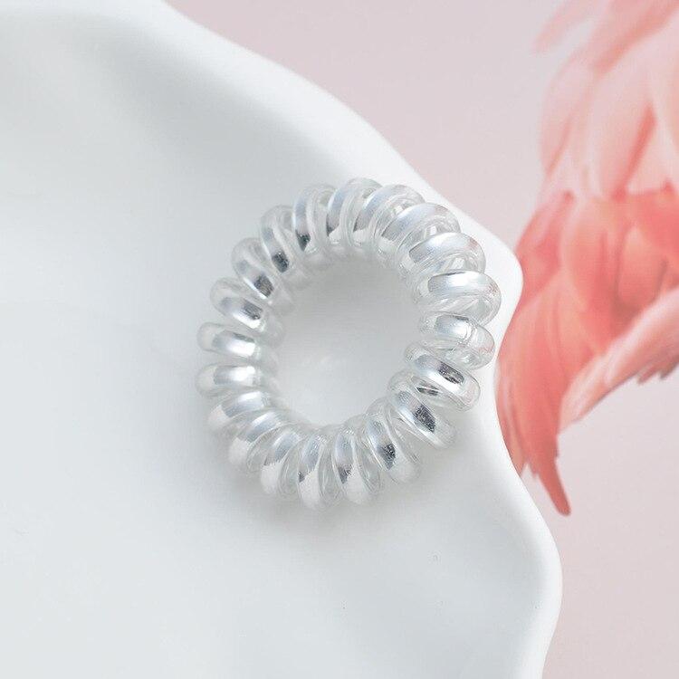 1 шт. полезные эластичные ленты для волос для девочек, аксессуары для волос, резинка для волос, головные уборы, веревка для волос, спиральная форма, резинка для волос, телефонный провод