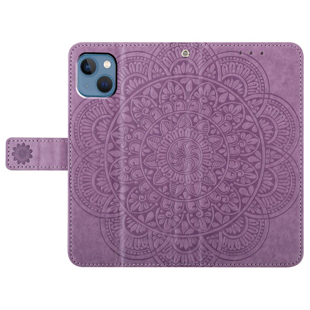 For iPhone 15 Case Drop-resistant PU Leather+TPU Phone Cover with Wrist Strap