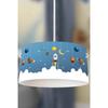 Clouds and Space Shuttle Children's Pendant Chandelier