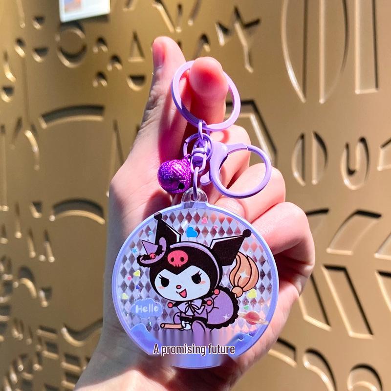 Акриловый брелок-брелок Sanrio - Милая именная табличка, подвеска для сумки