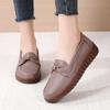 Soft Soled Mom Shoes, Spring and Summer New Women's Shoes, Casual Versatile Leather Shoes