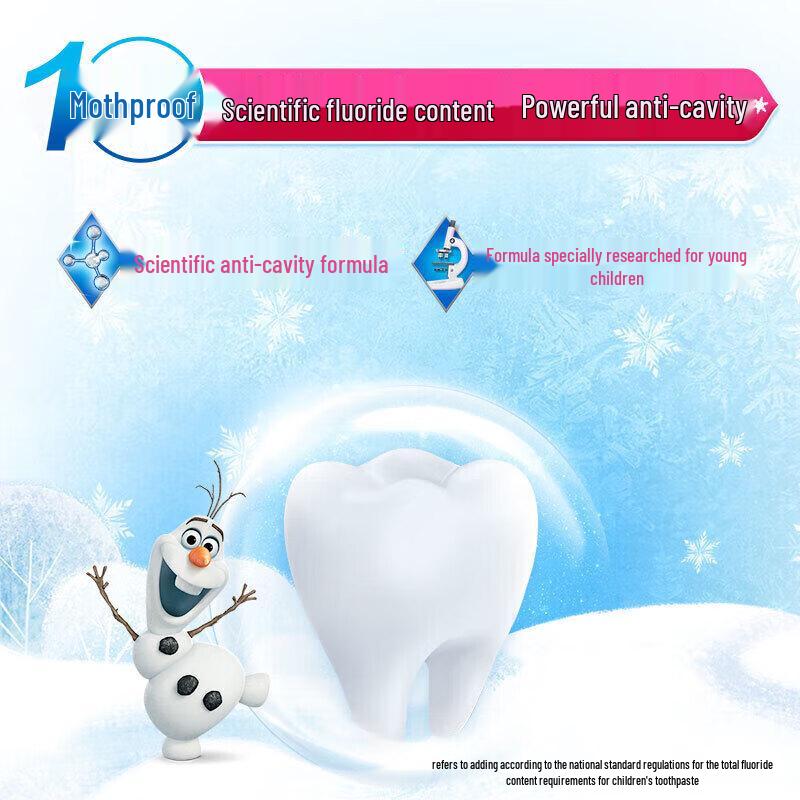 Crest Kids Frozen Anti-Cavity Toothpaste (2-12 Years, 3-Pack)