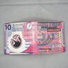 Unisex Short Wallet with Creative Currency Patterns from Various Countries