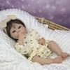 BZDOLL 19 Inch 48 CM Full Soft Vinyl Body Reborn Baby Girl Doll Toy for Child Handmade Fashion Birthday Gift Unique Toy Collectibles