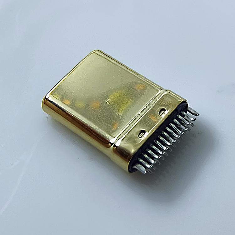 Позолоченный USB-разъем Micro Type-C: Высококачественная клавиатура, Флеш-накопитель, Усилитель для наушников, Кабель для передачи данных для мобильного телефона.