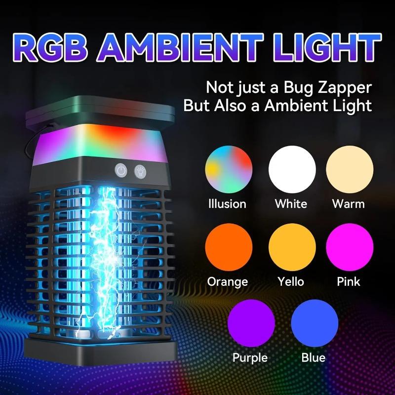 Новая солнечная лампа для уничтожения комаров, УФ-фиолетовый свет, лампа для уничтожения комаров, для улицы и помещения, многофункциональный уничтожитель комаров