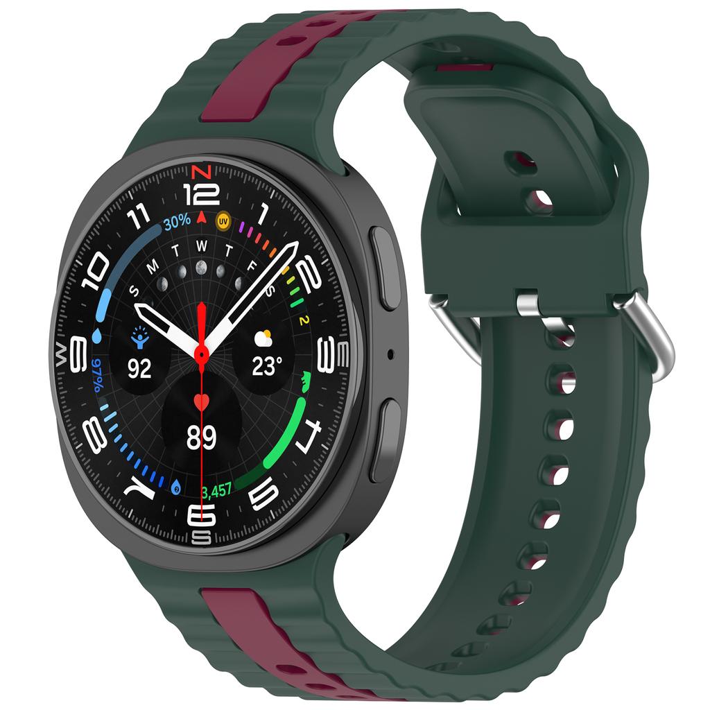 Оригинальный силиконовый ремешок для Samsung Galaxy Watch 8 Classic 46 мм Спортивный ремешок для Galaxy Watch 8 40 мм 44 мм Без зазоров Аксессуары