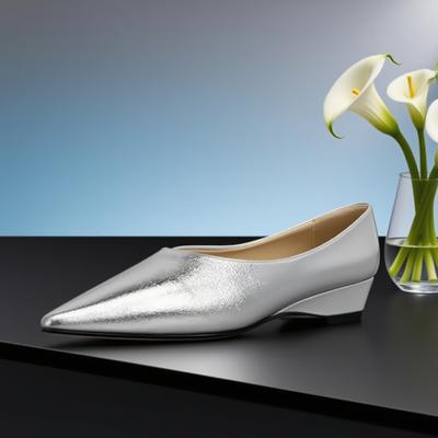 Модные женские туфли-балетки с острым носком, летние модные сандалии, элегантные туфли-лодочки, туфли для платья в стиле Лолита, женские лоферы 2025