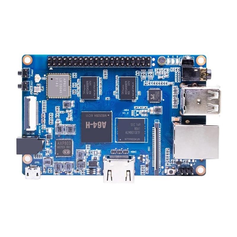 M64 64-битный мини-одноплатный компьютер с 4 ядрами A64 BPi-M64 Banana Pi Плата разработки