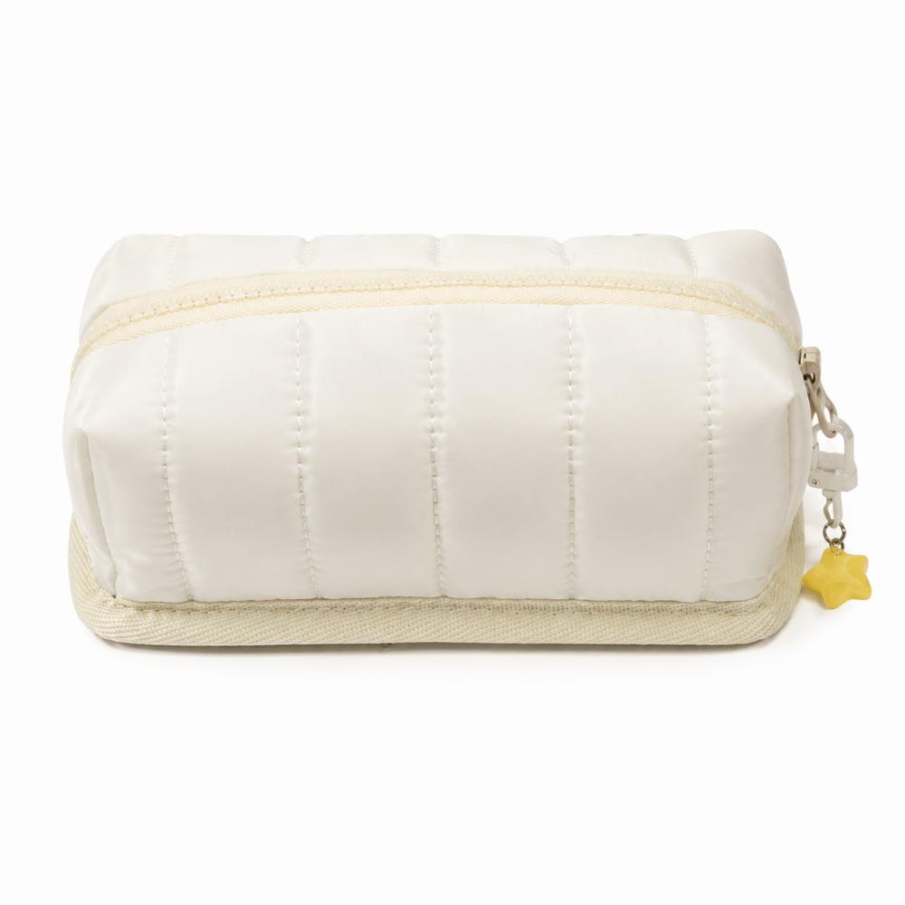 Large Capacity Pen Bag Solid Color Stationery Bag Portable Pencil Pouch  Gift