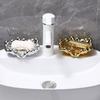 Золотая/серебряная мыльница, наклонная дизайнерская мыльница, высококачественный держатель для мыла