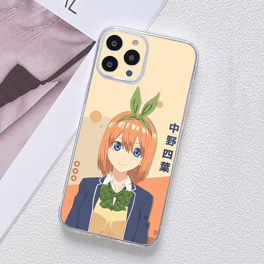 Nakano Ichika Miku Itsuki Nino Yotsuba Cover for Motorola Moto G13 G14 G53 G54 G62 G72 G82 G84 E13 E20 G42 G32 G23 G22 Case