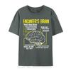 Engineer Is Brain Funny Engineering Games Process T-Shirts Birthday Tops Cotton T Shirt Oversized Unisex Tshirt Men's Clothing