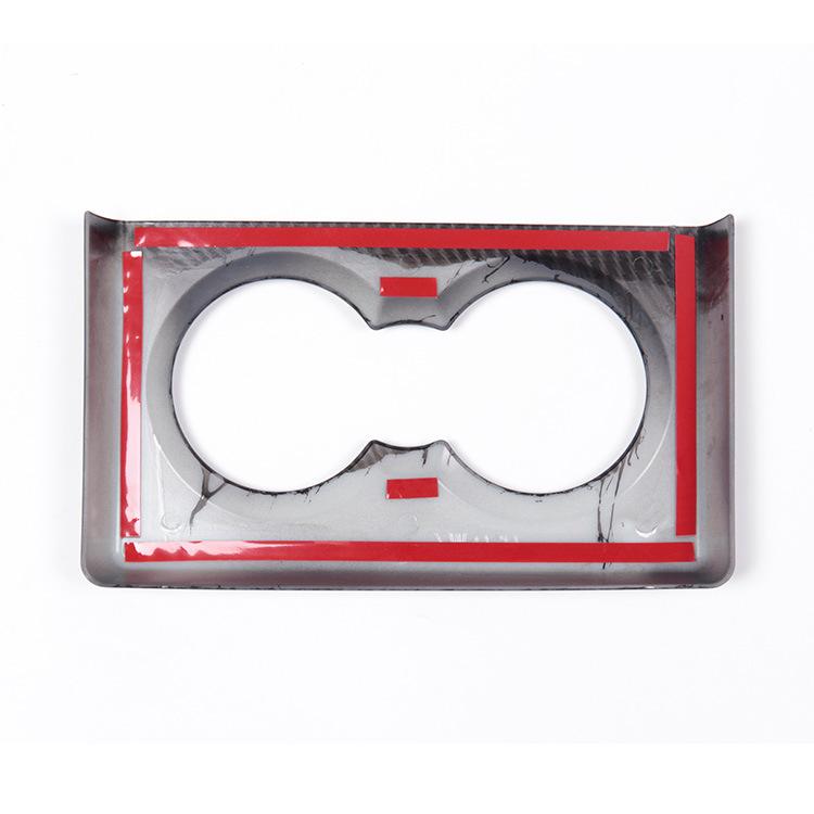 Стайлинга автомобилей задний держатель стакана декоративная рамка наклейка подходит для Alfa Romeo Giulia 2017 авто интерьер