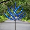 Creative Outdoor Wrought Iron Windmill: Rotating Metal Garden Decoration