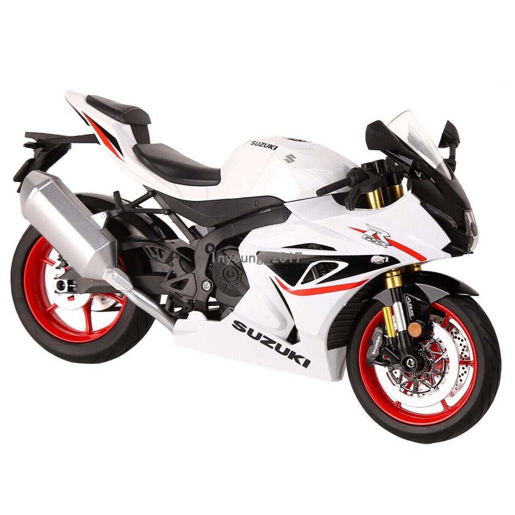 1/9 Suzuki GSX-1000R Diecast Motorcycle Model Toys for Boys Kids Gifts