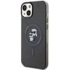 Karl Lagerfeld KLHMP15SHGKCNOK iPhone 15 / 14 / 13 6.1" black/black hardcase Karl&Choupette Glitter MagSafe