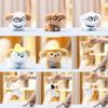 Cartoon Glasses Dog Plushie With Pp Cotton Filling For Gift And Collection
