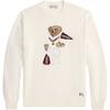 Polo Crew Neck Cotton Long Sleeve Knit Sweater Men Sweater 710974752-001