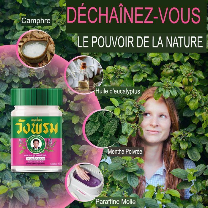 Baume Wang Prom (50g) - Camphre de Bornéo & Patchouli : Confort Respiratoire, Clarté Mentale et Relaxation Sensorielle