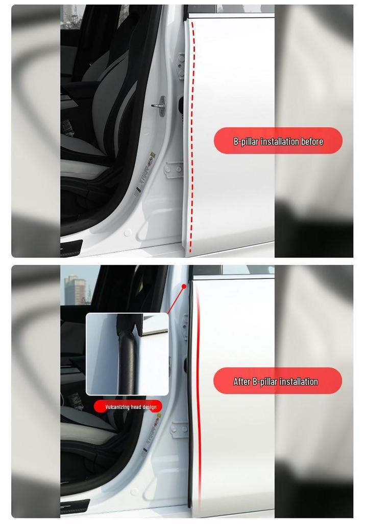 Soundproof & Dustproof Sealing Strip for BYD Song PLUS/PRO/MAX DMi Car Doors