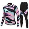 Riding Bicycle Jerseys Cycling Clothing Set Men/Women Long Sleeve Bicycle Clothes Suit