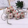 Lucky Cat Chinese Character Girl Gift Bag Pendent Bell Key Chain Hanging Decorations Wind Chime