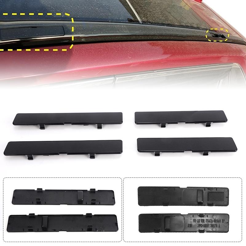 4pcs Car Exterior Roof Rails Rack End Cap Cover Shell For Toyota Rav4 2024 Replacement Accessories