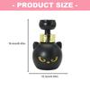 Lovely Black Puss Pattern Foam Soap Dispenser With Refillable Feature Creating Cats Paws Foam For Home Bathroom