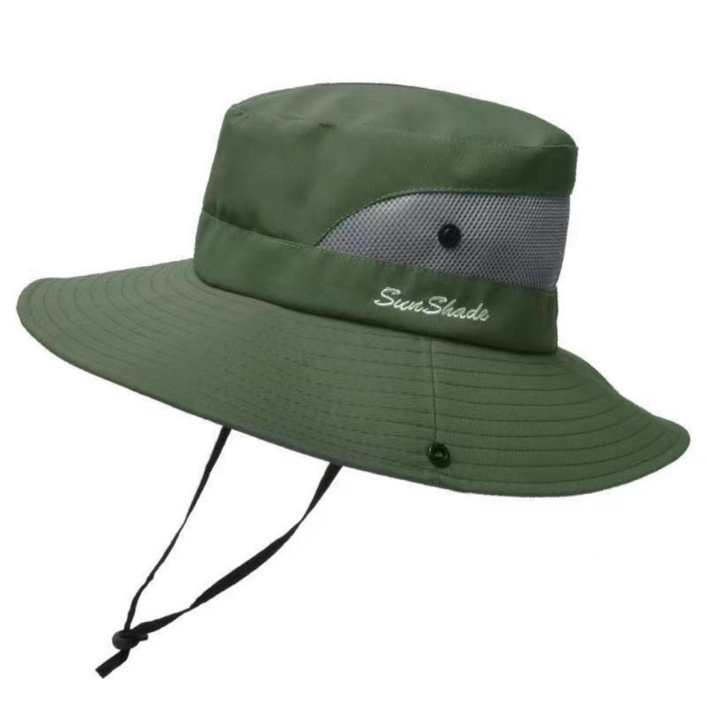 Trendy Fishing Cap Anti-Sun Sunscreen Hat Fashion Ponytail Hat Summer