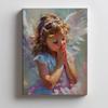 Pastel Angel Poster Pastel Angel Poster, 50X70 Cm, Black Aluminum Frame, 230 Gsm Matte Paper