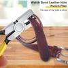 Leather Watch Band Belt Hole Punch Plier Household Leathercraft Plier Eyelet Puncher Revolve Sewing Machine Rivet Snap Tool