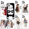 Чехол для телефона Girl Boss Female Coffee для iPhone 17 Air 16 15 Plus 16E 14 Pro Max 13 Mini 12 11 7 8 SE Fundas Мягкая задняя крышка 17 Ai
