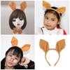 Kangaroos Costume Set Kangaroos Ears Tail Bows Nose Glove Animal Costume Kit Accessories Kids Halloween Cosplays Props