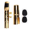 Мундштук для тенор-саксофона латунный мундштук Bb для саксофона с колпачком для саксофонистов-профессионалов и начинающих 5#