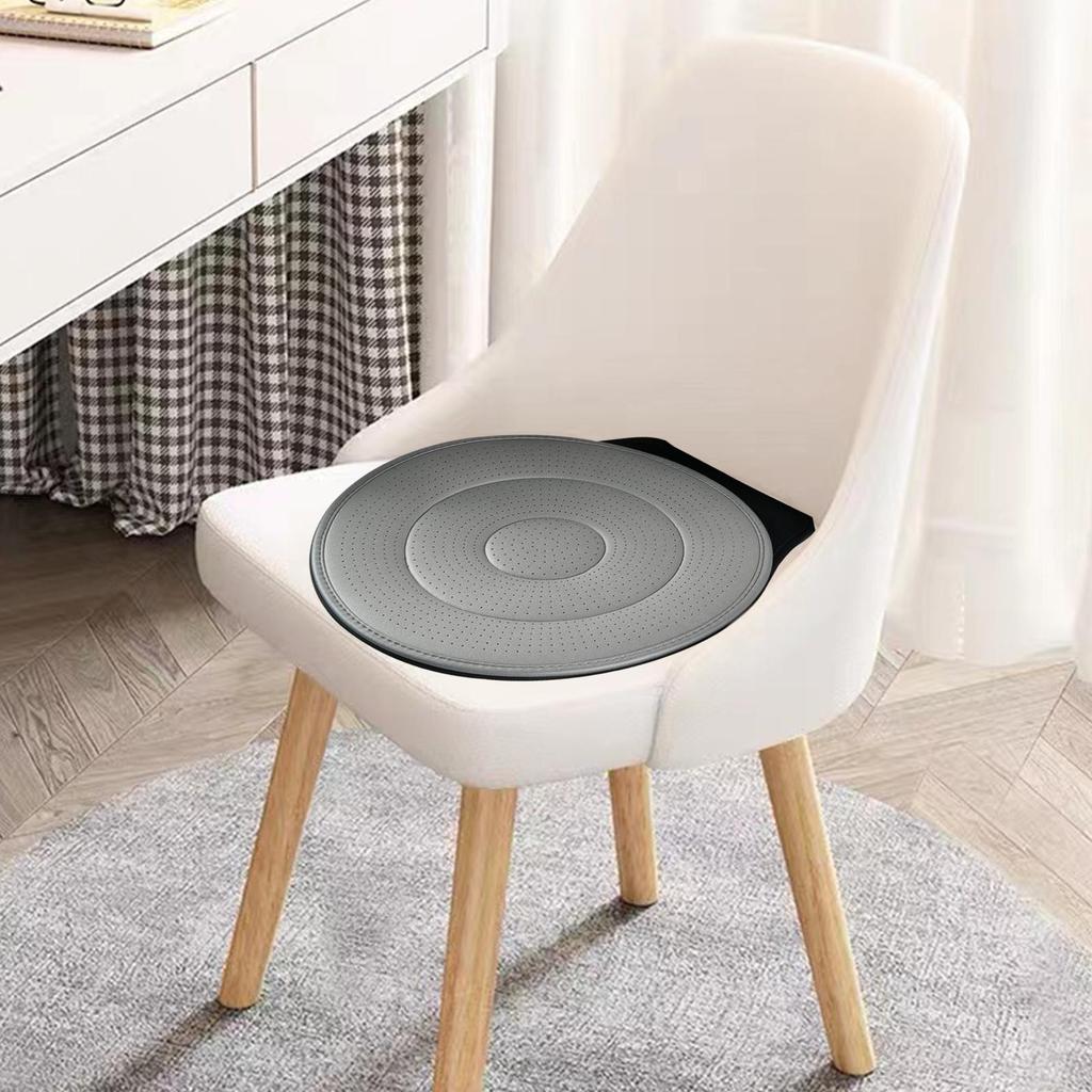 Поворотное автомобильное сиденье для пожилых людей, вращающееся на 360 градусов, автомобильные подушки на сиденье, противоскользящий коврик, поддержка стула для внедорожника, грузовика, для ежедневных поездок