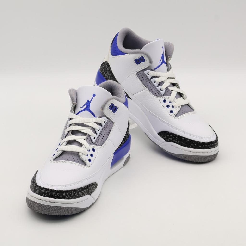 CT8532-145 Nike Air Jordan Air Jordan 3 Racer Blue White Cement Grey (Мужской)