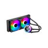 Keep Out XWC-240 ARGB Liquid Cooler 2x12cm Aluminum Compatible Intel/AMD