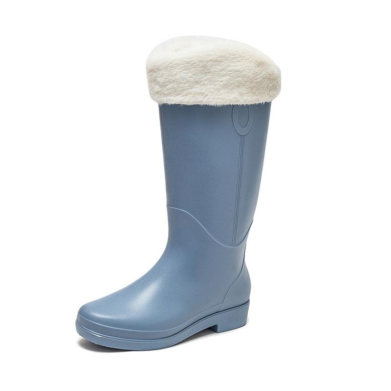 Новые высокие резиновые сапоги женская верхняя одежда женская нескользящая водонепроницаемая обувь модные резиновые сапоги водные сапоги