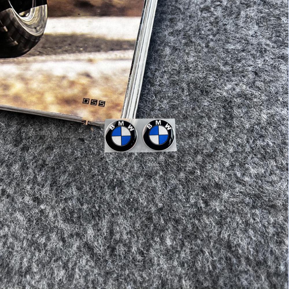 IQJD2 Car Steering Wheel Stickers Motorcycle Body Hub Decorative Sticker For BMW M Power Performance For BMW 50th Auto Car Accessory