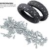 Snow Tire Studs, Anti Skid Snow Spikes for Car, Motorcycle, Scooter, Electric Vehicle ¨C 100Pcs Steel Studs with Installation