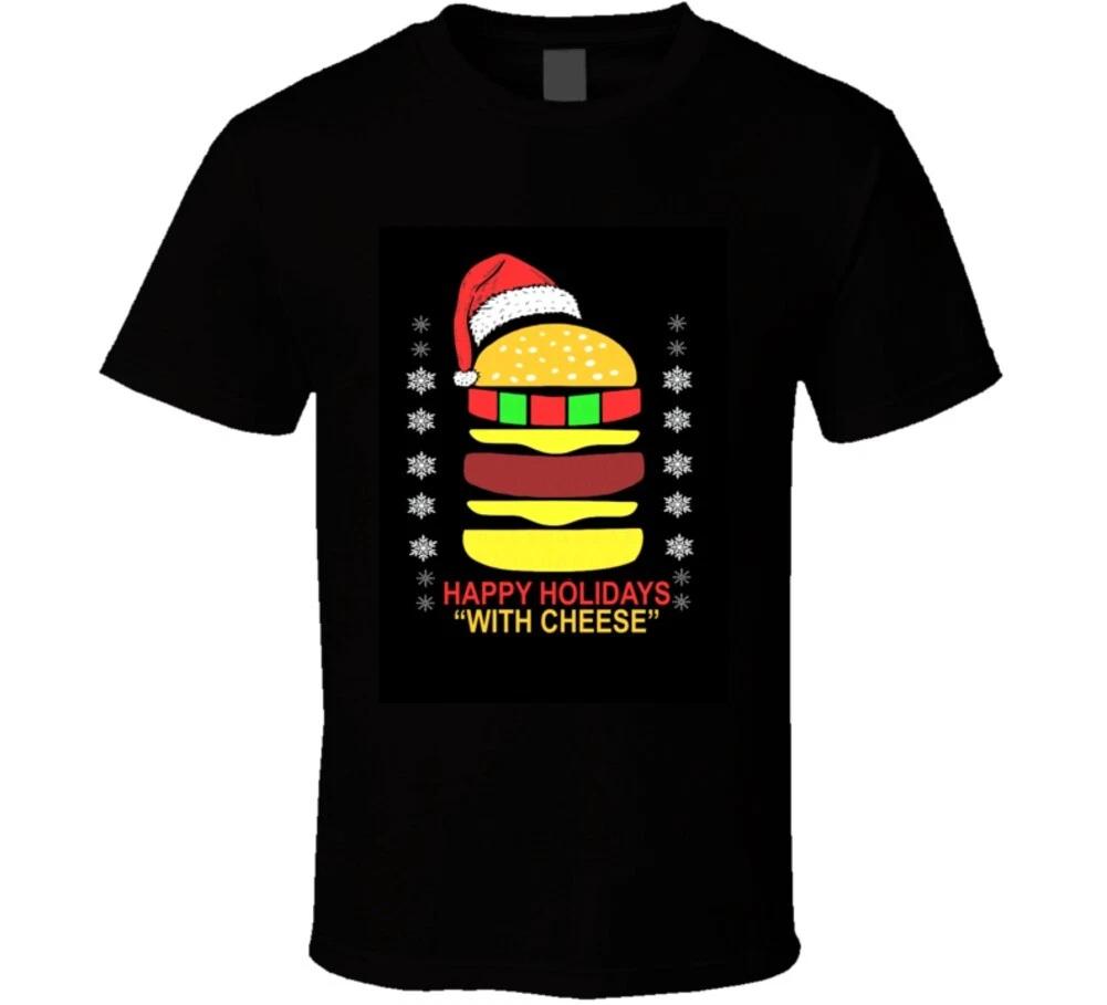 Happy Holidays With Cheese 2021 Christmas Samuel Jackson Funny Gift T Shirt Mens Kids Womens Boys girls children